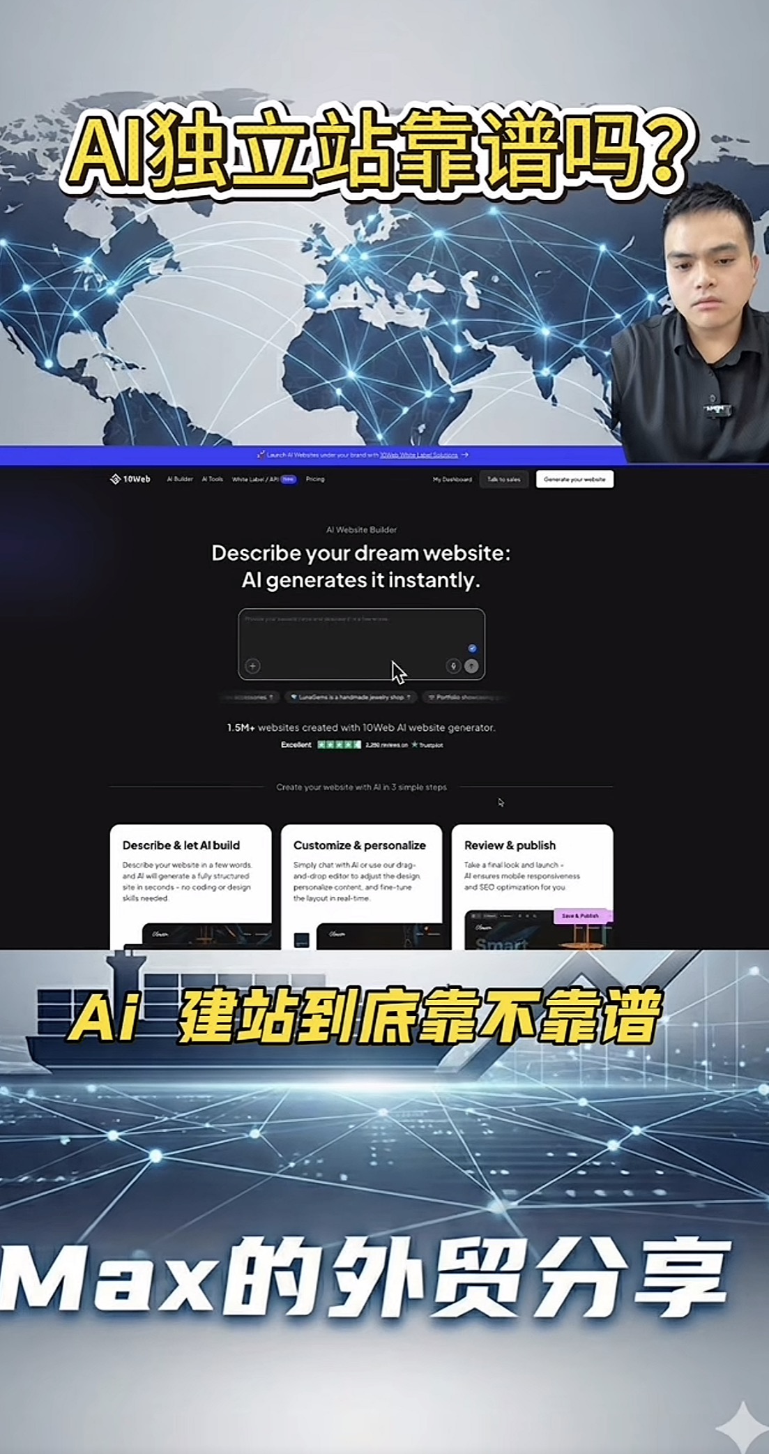 AI独立站靠谱吗？