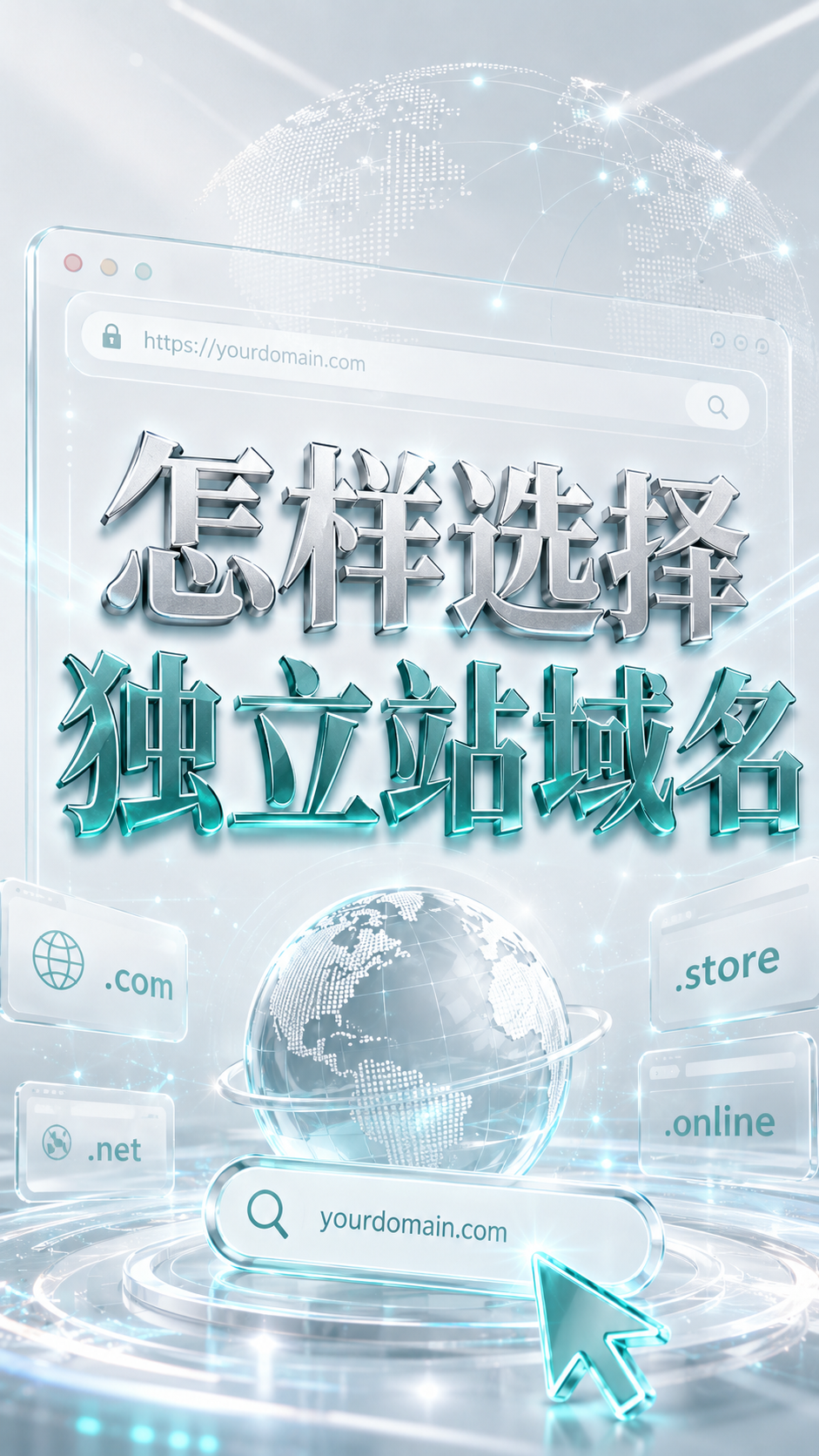 怎样选择独立站的域名？